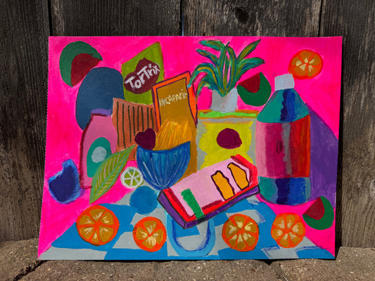 Still life a la neon